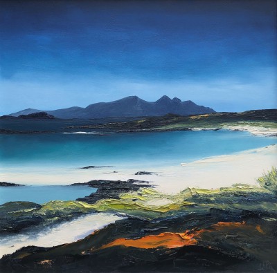 Arriving at the Beach, Sanna Bay, Ardnamurchan